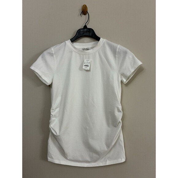 J.Crew Factory Maternity crewneck tee. Short Sleeve NWT Size S Small - Picture 4 of 11
